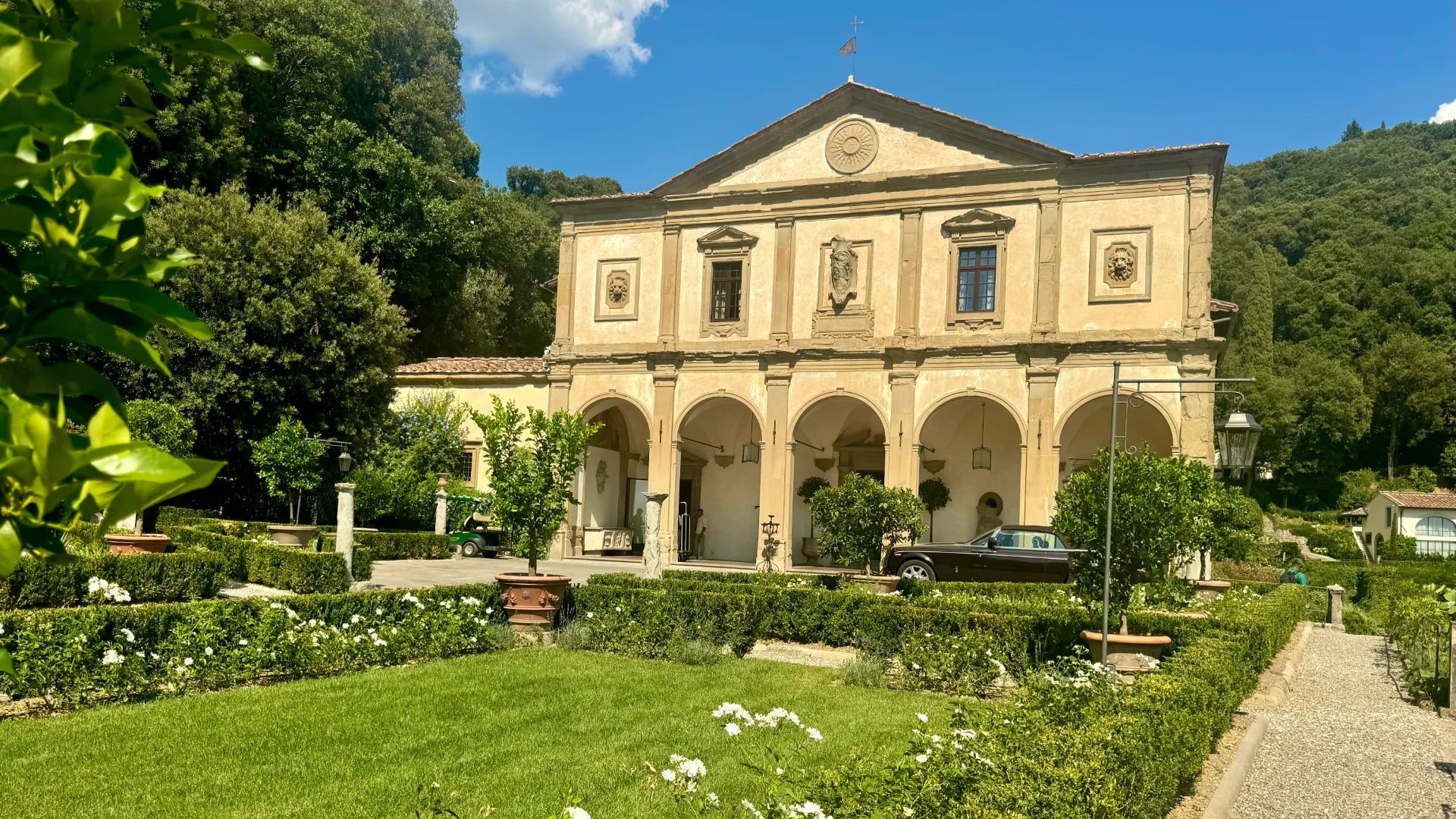 Entrance to Villa San Michele, A Belmond Hotel, Florence